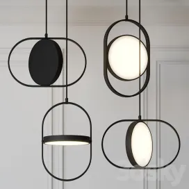 Moon inspired pendant light by elina ulvio